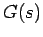 $G(s)$